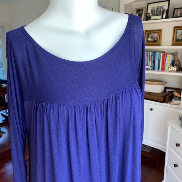 EUC THEORY Cobalt Blue Knit Dress - size P - Picture 2 of 4